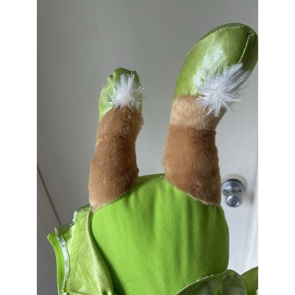 Toys R Us Disney Teddy Bear Tinkerbell Peter Pan 2008 Fairy Wing Green Dress - Picture 5 of 6
